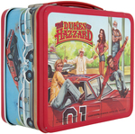 "THE DUKES OF HAZZARD" UNUSED METAL LUNCHBOX WITH THERMOS.