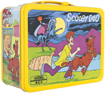 "SCOOBY DOO" UNUSED METAL LUNCHBOX (COLOR VARIETY) WITH THERMOS.