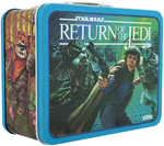 "STAR WARS: RETURN OF THE JEDI" UNUSED METAL LUNCHBOX WITH THERMOS.