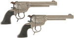 "ROY ROGERS AND TRIGGER" SCHMIDT CAP GUN PAIR.