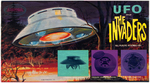 AURORA "UFO FROM THE INVADERS" FACTORY-SEALED BOXED MODEL KIT.