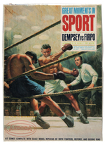 "AURORA GREAT MOMENTS IN SPORT - DEMPSEY VS FIRPO" FACTORY-SEALED BOXED MODEL KIT.