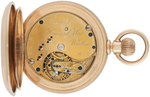 E. HOWARD & CO. 14K GOLD 15 JEWELS OPEN FACE POCKET WATCH.