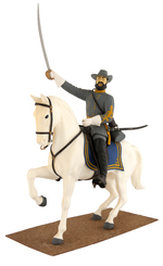 US CIVIL WAR CONFEDERATE RAIDER BUILT-UP STORE DISPLAY MODEL ISSUED BY AURORA.