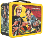 "THE MAN FROM U.N.C.L.E." METAL LUNCHBOX WITH THERMOS.