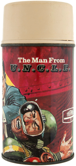 "THE MAN FROM U.N.C.L.E." METAL LUNCHBOX WITH THERMOS.