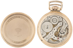 E. HOWARD & CO. RAILROAD CHRONOMETER YELLOW GOLD-FILLED 21 JEWELS OPEN FACE POCKET WATCH.