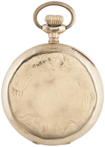 WALTHAM WATCH CO. 14K GOLD 15 JEWELS HUNTING CASE POCKET WATCH.