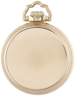 ILLINOIS WATCH CO. BUNN SPECIAL 21 JEWELS GOLD-FILLED OPEN FACE POCKET WATCH.