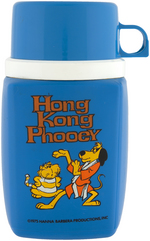 "HONG KONG PHOOEY" METAL LUNCHBOX WITH THERMOS.