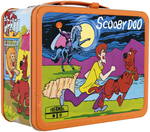 "SCOOBY DOO" UNUSED METAL LUNCHBOX (COLOR VARIETY) WITH THERMOS.