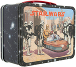 "STAR WARS" METAL LUNCHBOX (BAND VARIETY) WITH THERMOS.