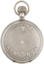 E. HOWARD & CO. STERLING SILVER 15 JEWELS HUNTING CASE POCKET WATCH.