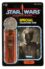 "STAR WARS - THE POWER OF THE FORCE" EV-9D9 CARDED ACTION FIGURE.