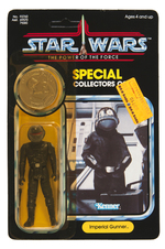 "STAR WARS - THE POWER OF THE FORCE" IMPERIAL GUNNER CARDED ACTION FIGURE.