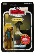 "STAR WARS - THE EMPIRE STRIKES BACK" HAMMERHEAD CARDED ACTION FIGURE.