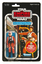 "STAR WARS - THE EMPIRE STRIKES BACK" LUKE SKYWALKER - X-WING PILOT CARDED ACTION FIGURE.