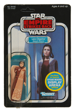 "STAR WARS - THE EMPIRE STRIKES BACK" LEIA ORGANA - BESPIN GOWN CARDED ACTION FIGURE.