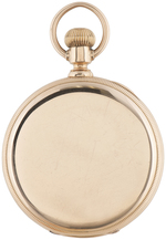 PATEK PHILIPPE POCKET WATCH IN 18KT YELLOW GOLD OPEN FACE CASE.