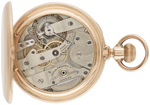 PATEK PHILIPPE POCKET WATCH IN 18KT YELLOW GOLD OPEN FACE CASE.