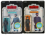 "STAR WARS - THE EMPIRE STRIKES BACK" BESPIN SECURITY GUARD CARDED ACTION FIGURE PAIR.