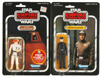 "STAR WARS - THE EMPIRE STRIKES BACK" IMPERIAL COMMANDER & CLOUD CAR PILOT CARDED FIGURE PAIR.