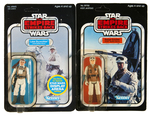 "STAR WARS - THE EMPIRE STRIKES BACK" LUKE & REBEL SOLDIER - HOTH GEAR CARDED ACTION FIGURE PAIR.