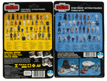 "STAR WARS - THE EMPIRE STRIKES BACK" LUKE & REBEL SOLDIER - HOTH GEAR CARDED ACTION FIGURE PAIR.