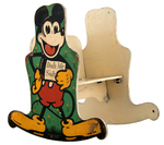 MICKEY MOUSE EARLY ENGLISH CHILD'S ROCKING CHAIR.