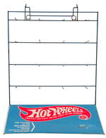 "HOT WHEELS" 1ST YEAR STORE COUNTER TOP DISPLAY RACK AND COLLECTORS CENTER.