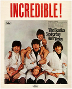 THE BEATLES "YESTERDAY AND TODAY" BUTCHER COVER PROMOTIONAL POSTER.