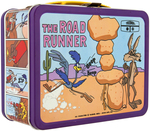 "THE ROAD RUNNER" METAL LUNCHBOX WITH THERMOS.