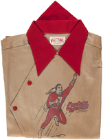 "CAPTAIN MARVEL" LONG-SLEEVE CHILD'S UNIFORM SHIRT.