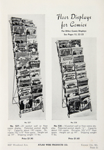 ATLAS WIRE PRODUCTS CO. 1941 CATALOG FEATURING COMIC BOOK RACKS.