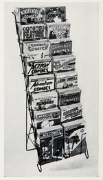 ATLAS WIRE PRODUCTS CO. 1941 CATALOG FEATURING COMIC BOOK RACKS.