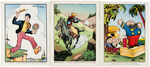 "TIP TOP COMICS - LI' ABNER, BRONCHO BILL & THE CAPTAIN AND THE KIDS" PREMIUM PICTURE TRIO.