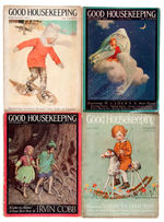 JESSIE WILCOX SMITH COVERS ON 11 “GOOD HOUSEKEEPING” MAGAZINES.