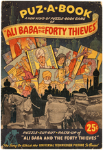 "ALI BABA AND THE FORTY THIEVES PUZ-A-BOOK."