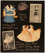 SHIRLEY TEMPLE/DIANA LYNN/JANE RUSSELL PAPER DOLL BOOK TRIO.