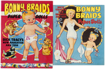 DICK TRACY'S BABY SPARKLE PLENTY & BONNY BRAIDS PAPER DOLL BOOK TRIO.