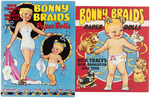 DICK TRACY'S BABY SPARKLE PLENTY & BONNY BRAIDS PAPER DOLL BOOK TRIO.