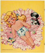 DICK TRACY'S BABY SPARKLE PLENTY & BONNY BRAIDS PAPER DOLL BOOK TRIO.