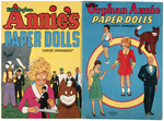 "LITTLE ORPHAN ANNIE PAPER DOLLS - JUNIOR COMMANDOS" BOOK PAIR.