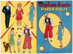 "LITTLE ORPHAN ANNIE PAPER DOLLS - JUNIOR COMMANDOS" BOOK PAIR.