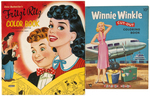 FRITZI RITZ/JANE ARDEN/BOOTS & HER BUDDIES/WINNIE WINKLE PAPER DOLL/COLORING BOOK LOT.