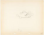 MICKEY MOUSE "STEAMBOAT WILLIE" ORIGINAL PRODUCTION DRAWING.