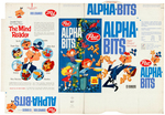 POST "ALPHA-BITS/CRISPY CRITTERS" CEREAL BOX FLAT PAIR.