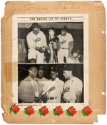 1946 NEGRO LEAGUE CHAMPION NEWARK EAGLES TEAM PHOTO FROM THE EFFA MANELY ESTATE.