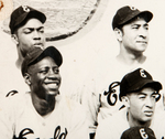 1946 NEGRO LEAGUE CHAMPION NEWARK EAGLES TEAM PHOTO FROM THE EFFA MANELY ESTATE.