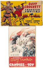 DAVY CROCKETT CANDY BOX PAIR.